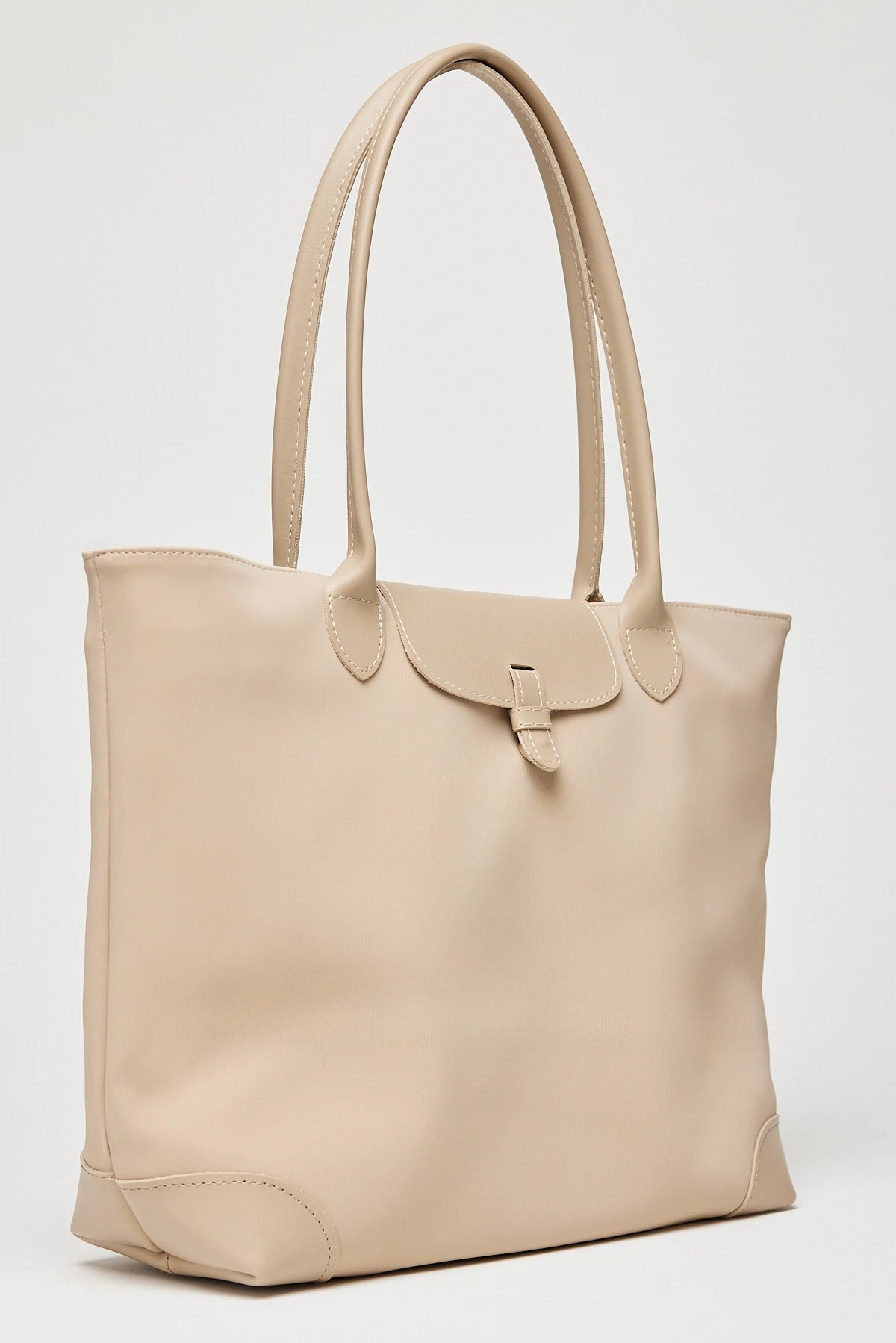 Kadın Garnili Omuz Çantası Milano - Vizon