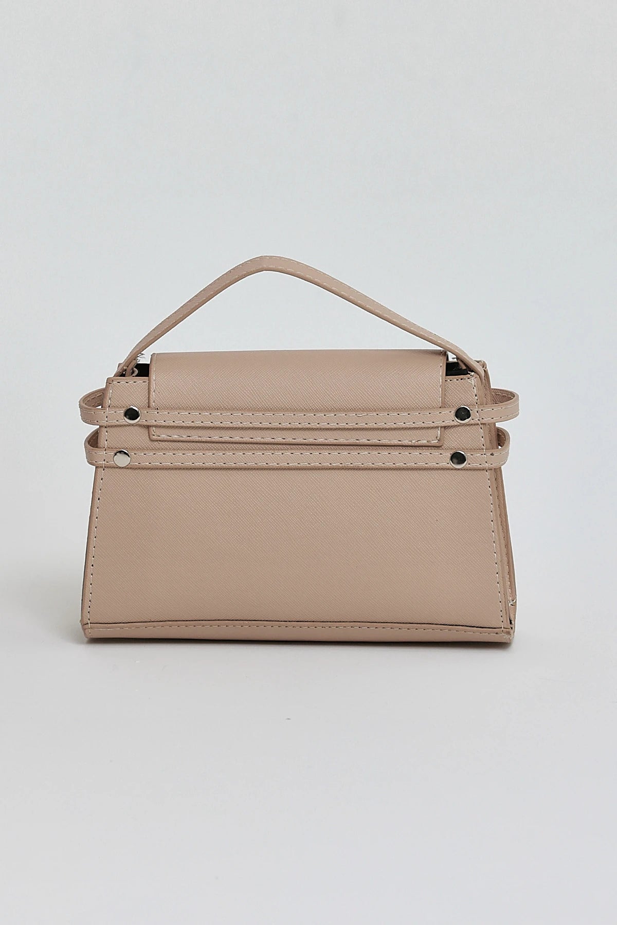 Kadın Çapraz Askı Mini Omuz Çantası Gery - Vizon