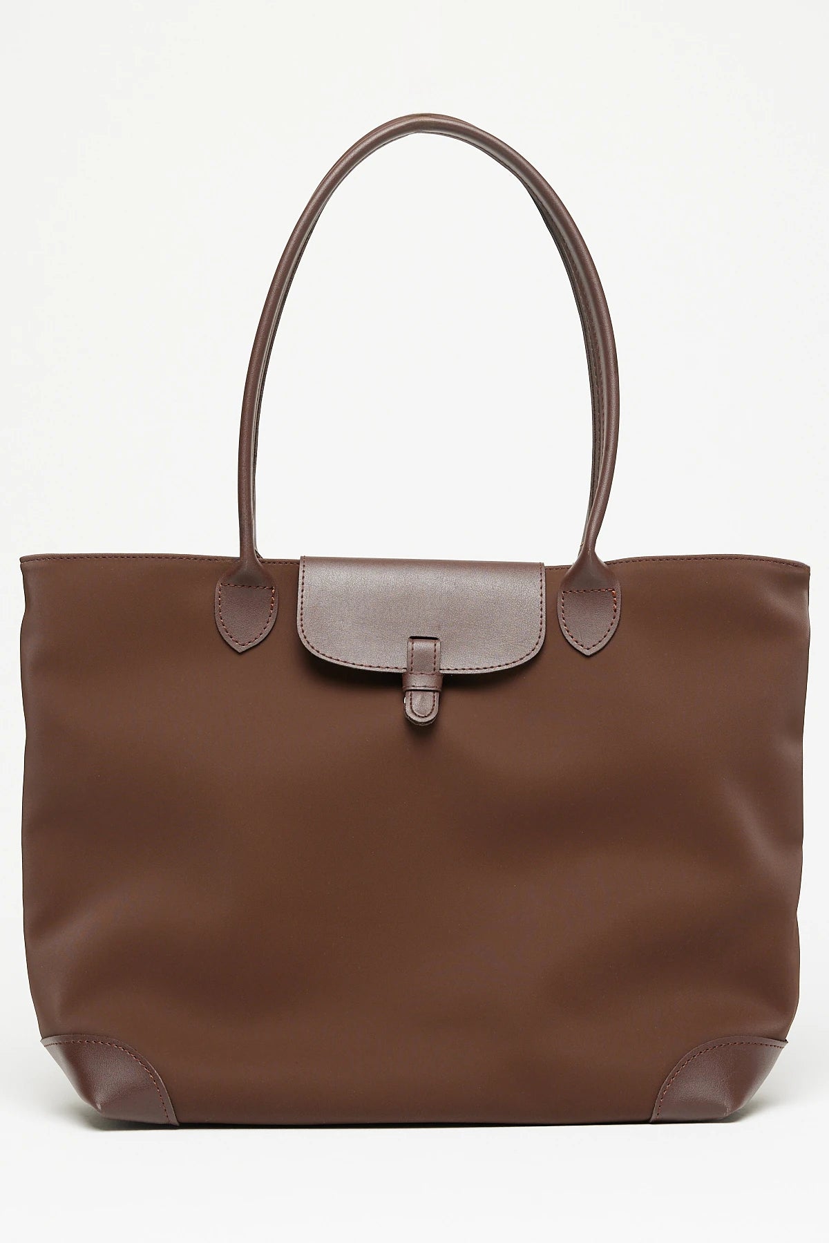 Kadın Garnili Omuz Çantası Milano - Kahve