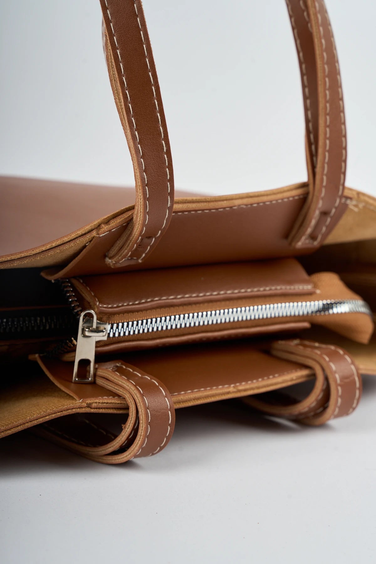 Kadın Çift Saplı Tote Çanta Pablo - Taba