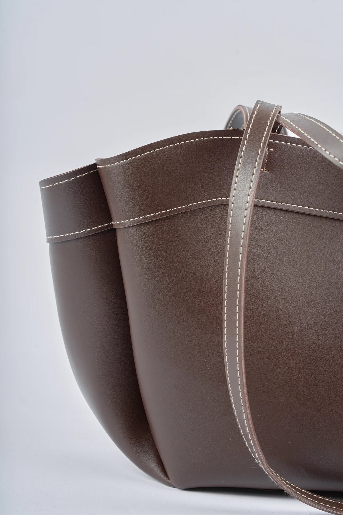 Kadın Çift Saplı Tote Çanta Pablo - Kahve