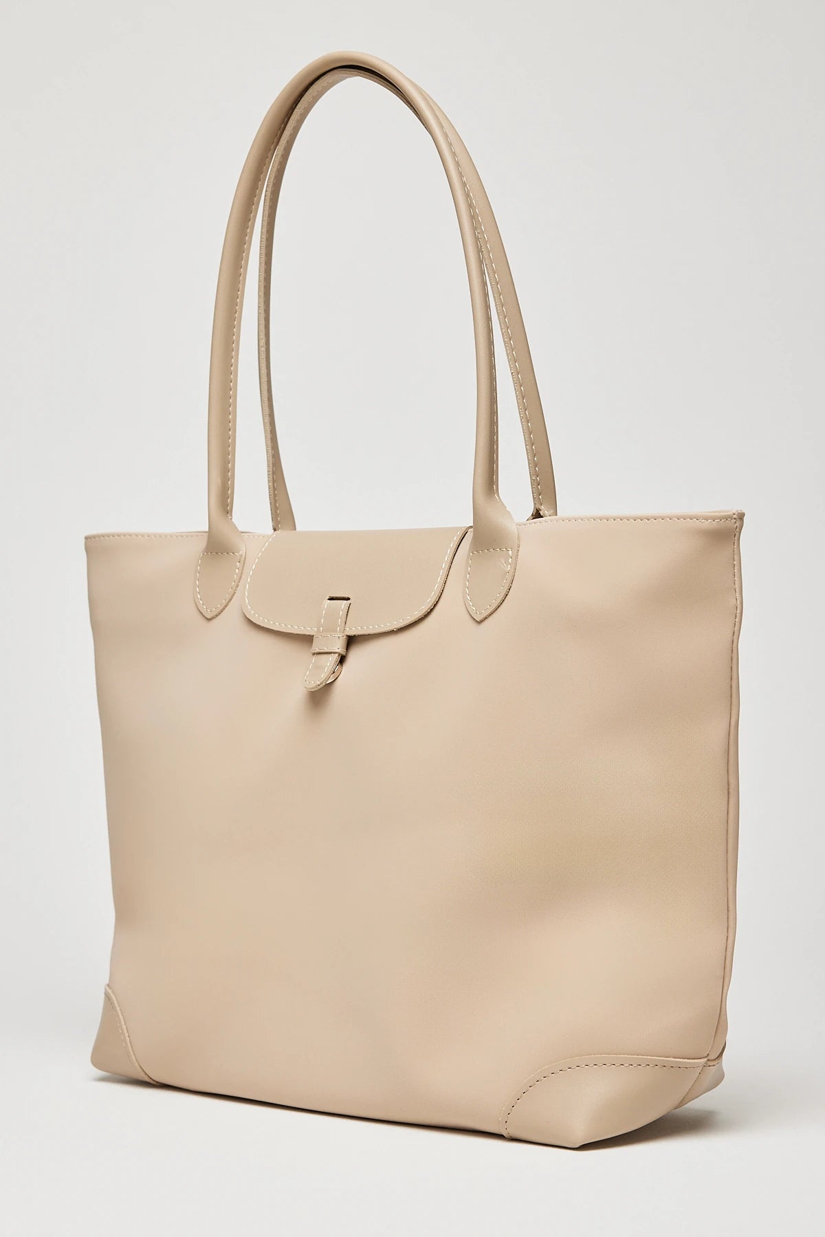 Kadın Garnili Omuz Çantası Milano - Vizon