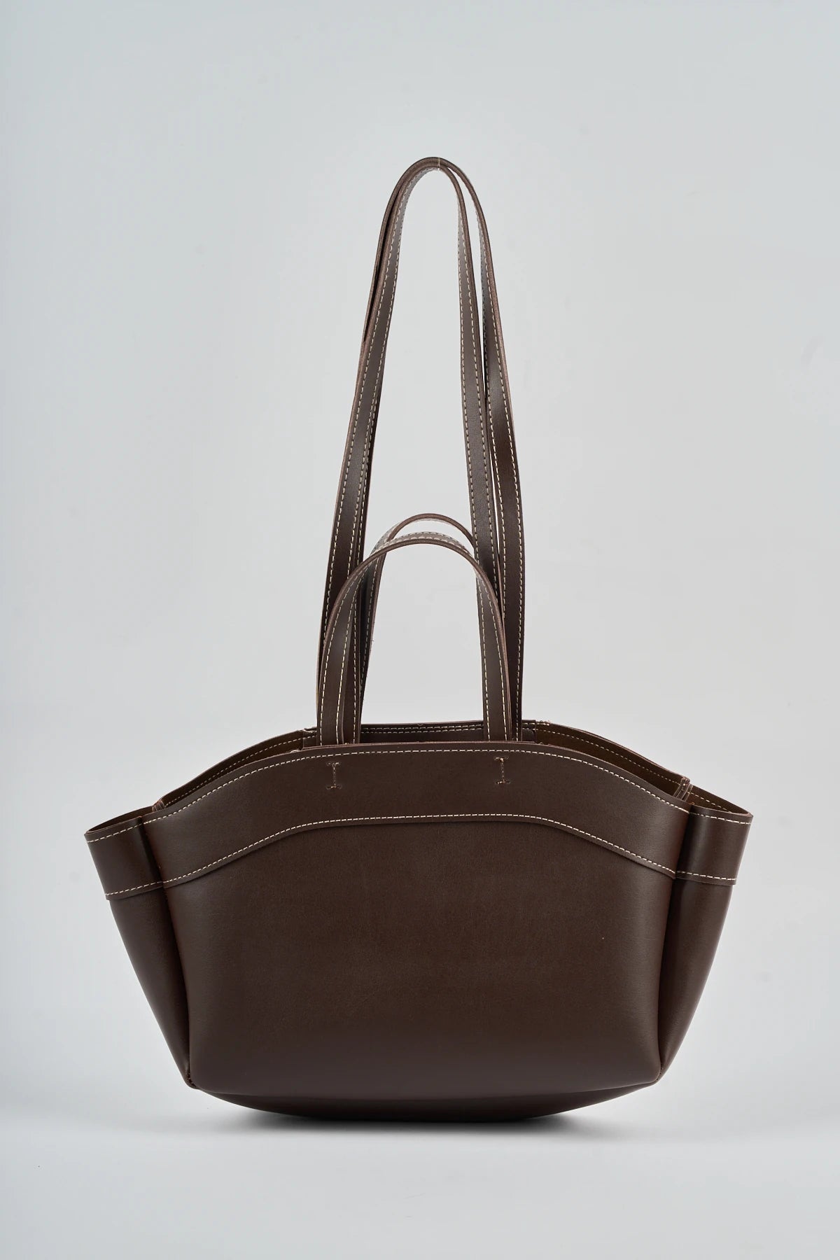 Kadın Çift Saplı Tote Çanta Pablo - Kahve