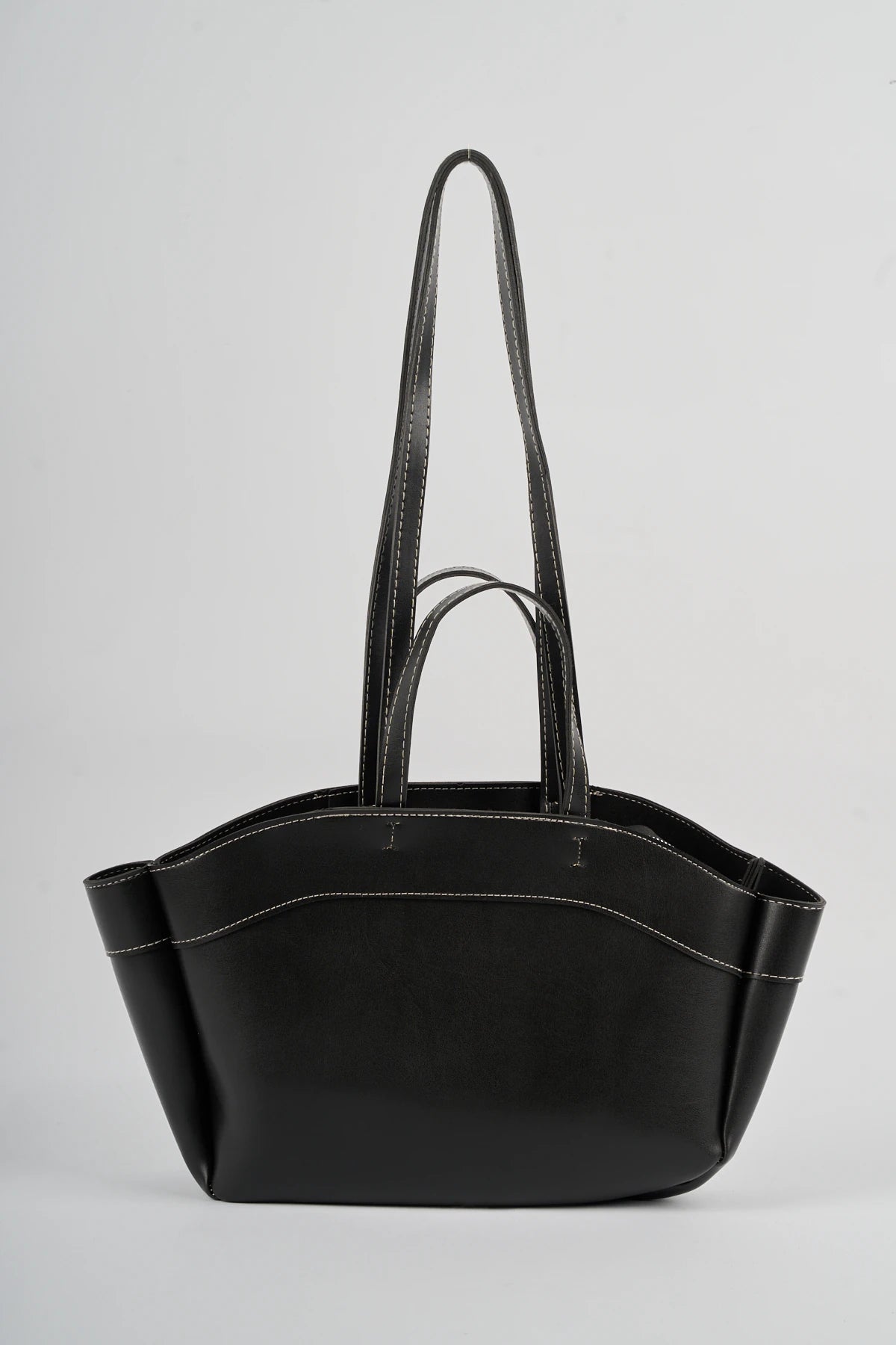 Kadın Çift Saplı Tote Çanta Pablo - Siyah
