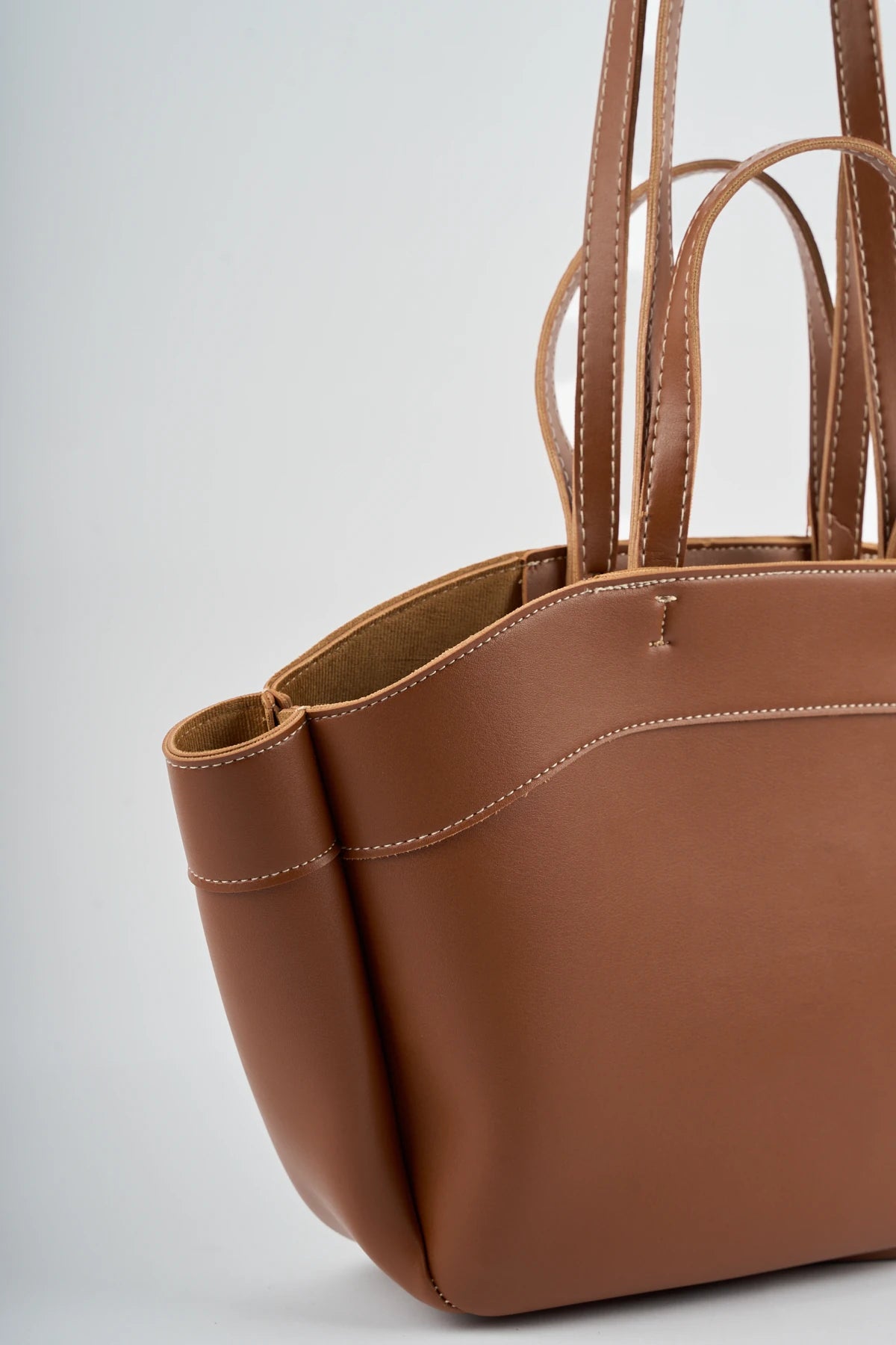 Kadın Çift Saplı Tote Çanta Pablo - Taba