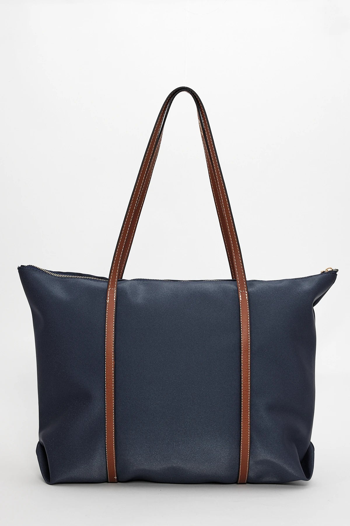 Kadın Şeritli Shopper Omuz Çantası Boris - Lacivert