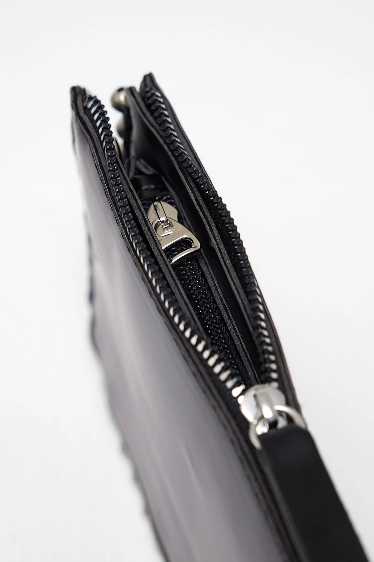 Kadın Zımbalı Çapraz Askılı Çanta Stap - Siyah