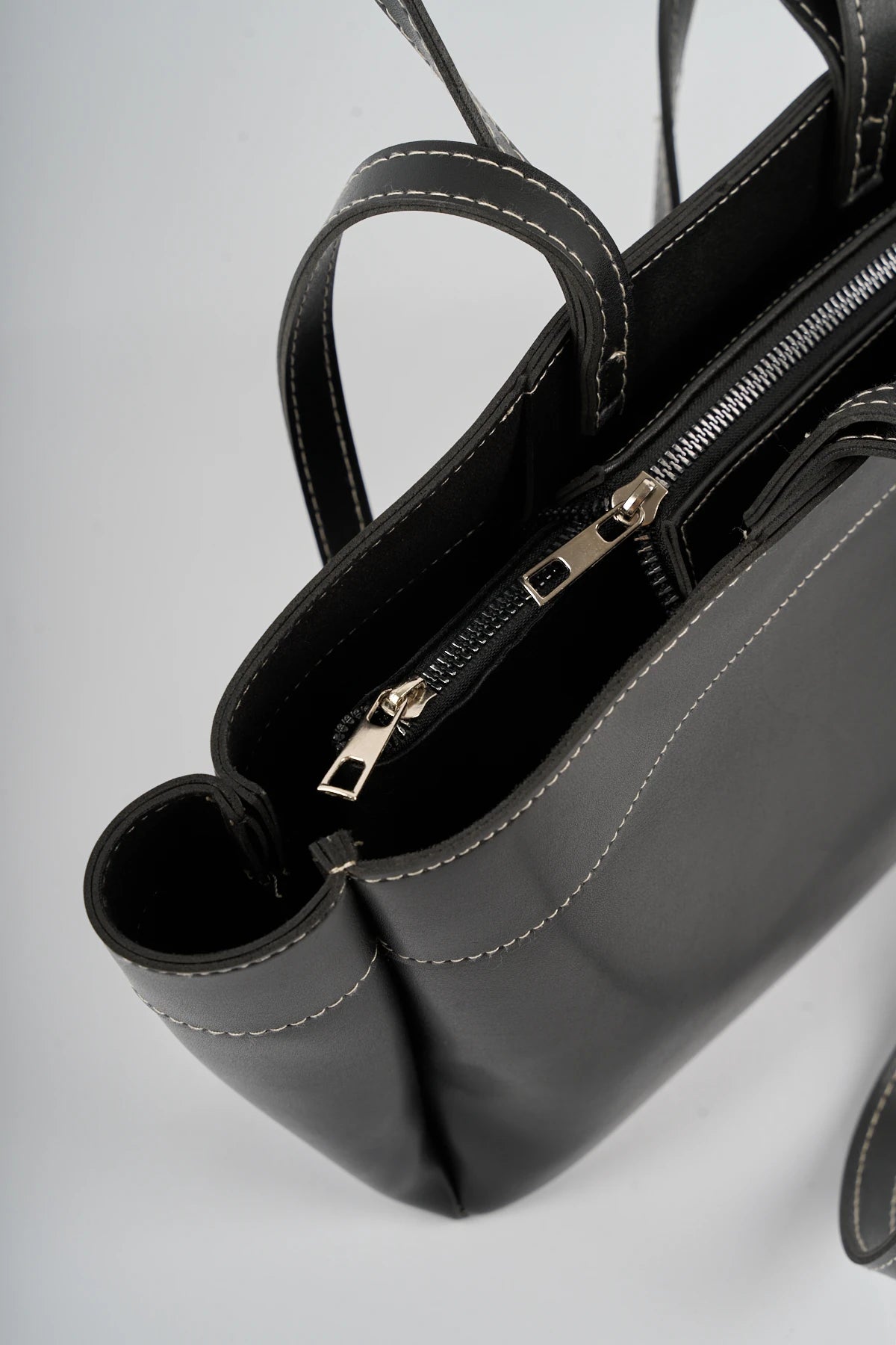 Kadın Çift Saplı Tote Çanta Pablo - Siyah