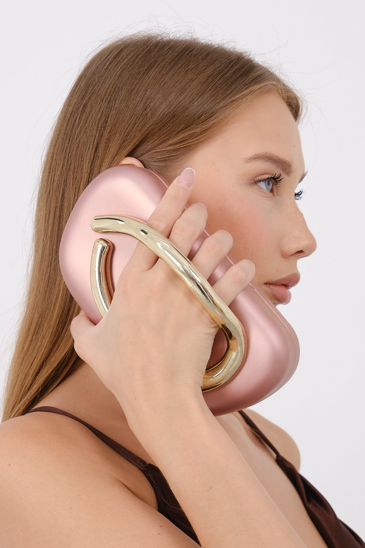 Kadın Zincir Askılı Çapraz Çanta GALE - PEMBE