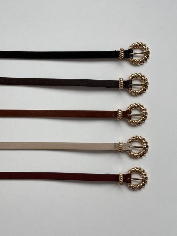 KADIN GOLD TOKALI SARMAL KEMER - SİYAH