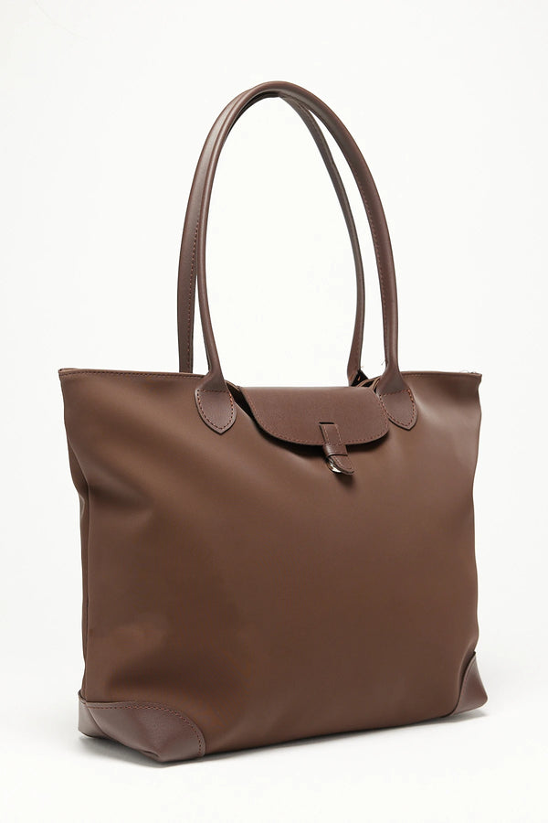 Kadın Garnili Omuz Çantası Milano - Kahve