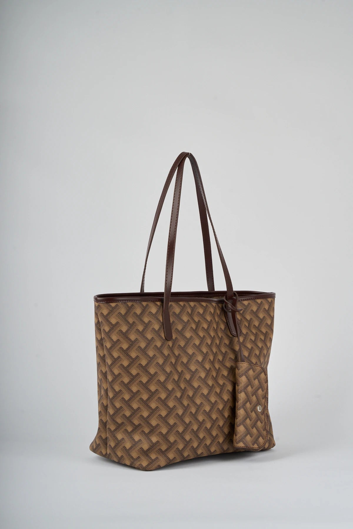 Kadın Cüzdan Detaylı Omuz Çantası Torry - Kahve