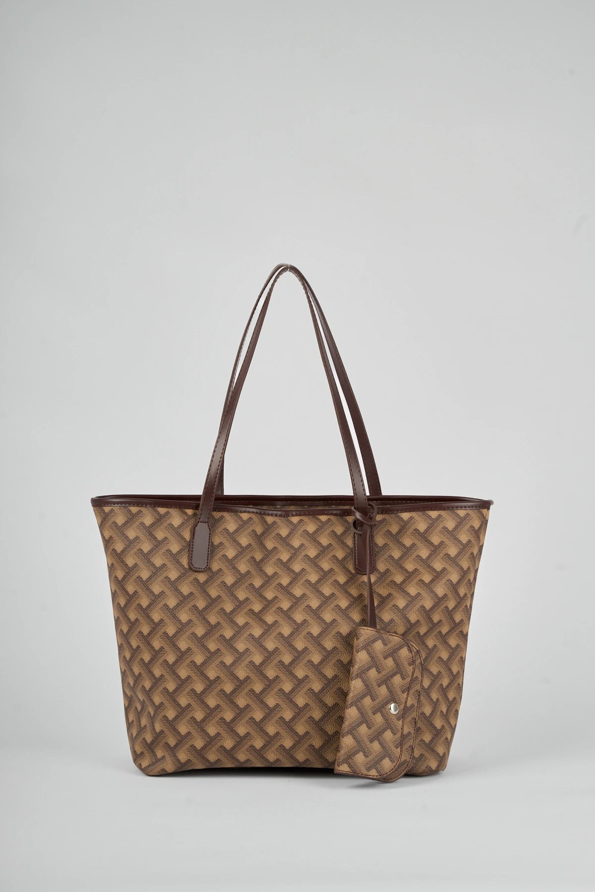 Kadın Cüzdan Detaylı Omuz Çantası Torry - Kahve