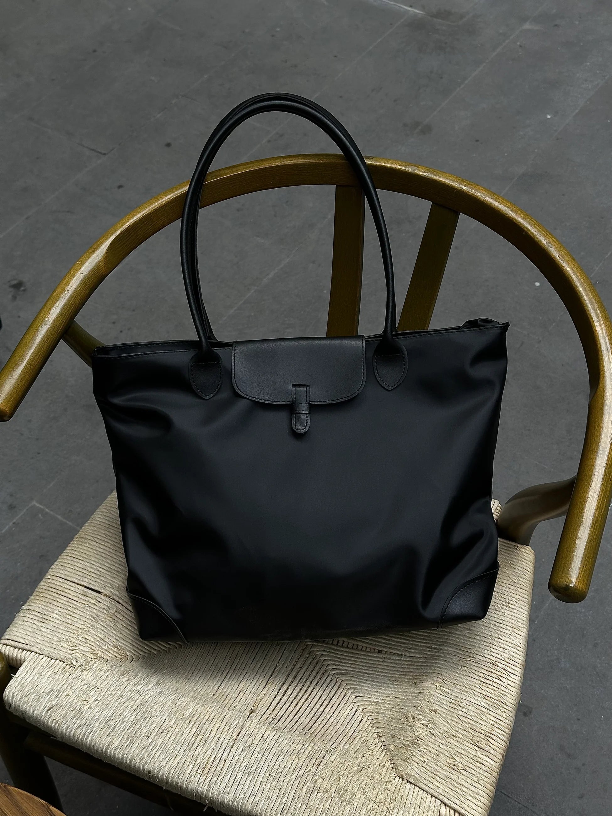 Kadın Garnili Omuz Çantası Milano - Siyah