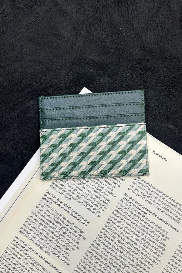 Baskılı Desen Kartlık - Yeşil