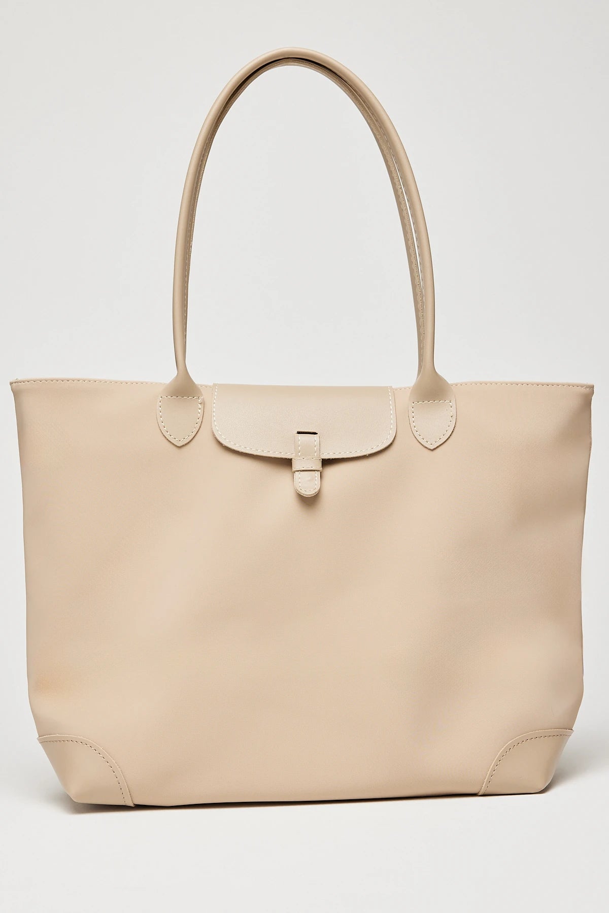 Kadın Garnili Omuz Çantası Milano - Vizon