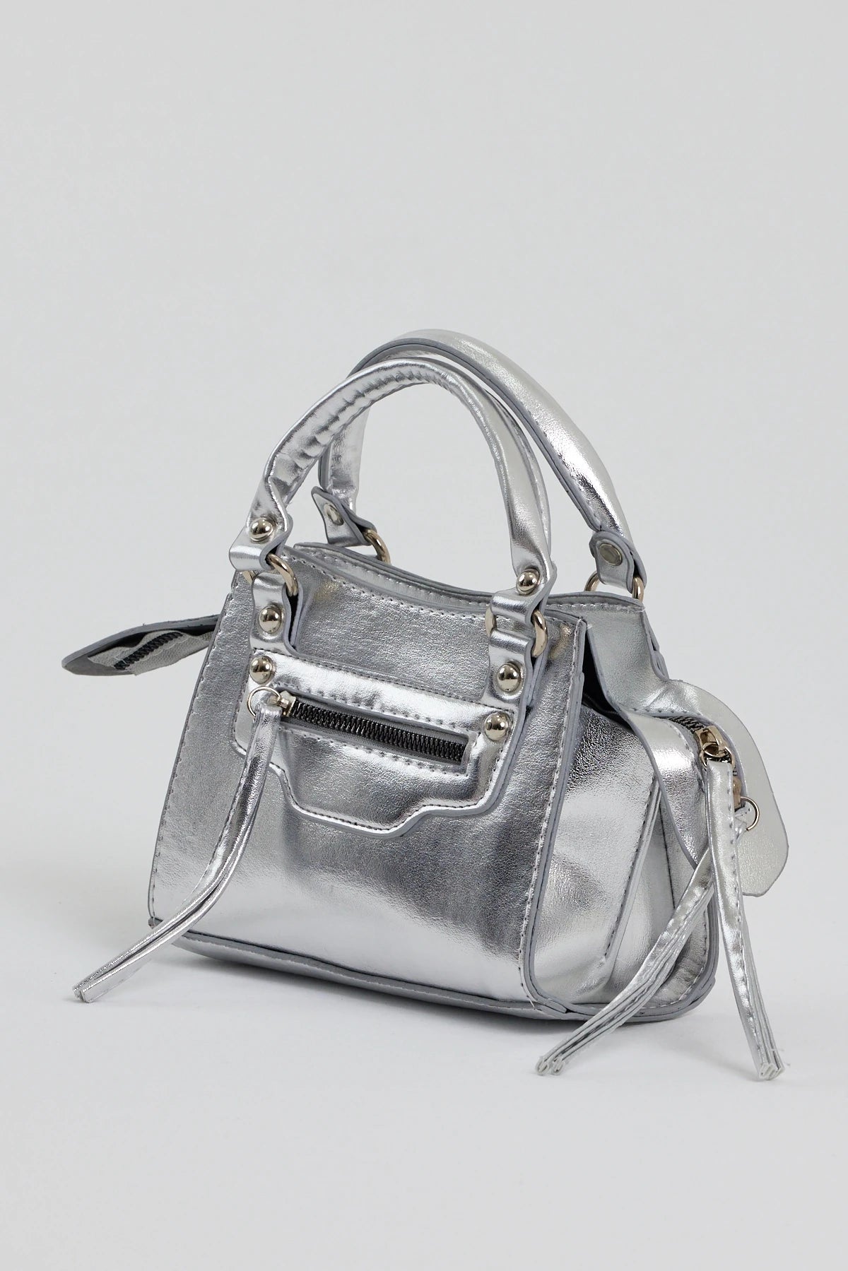 Kadın Askılı Çapraz Çanta Neo Classic - Metalik Gri