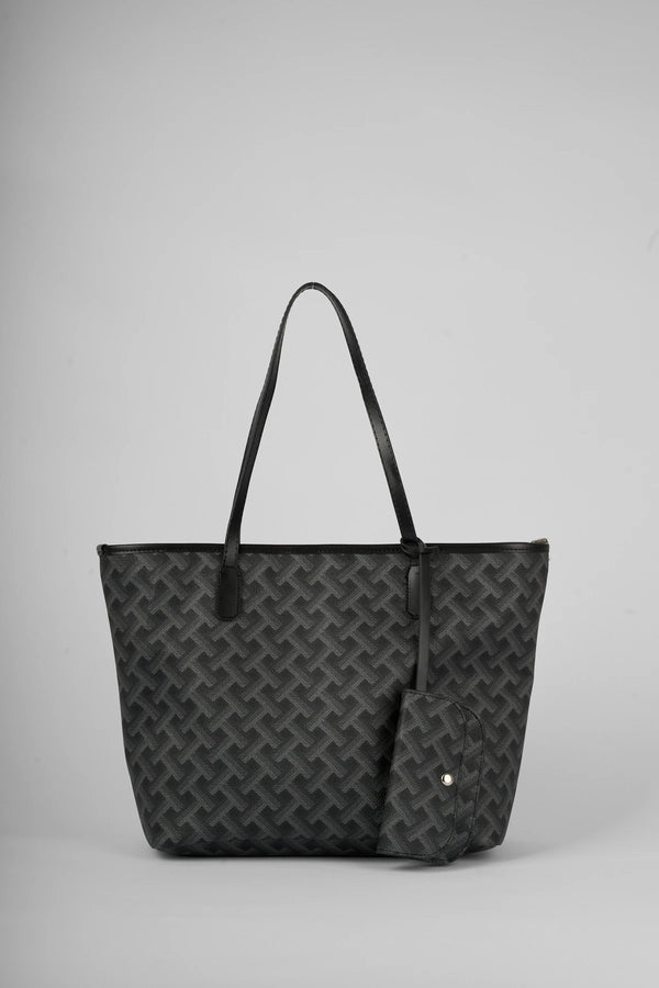 Kadın Cüzdan Detaylı Omuz Çantası Torry - Siyah