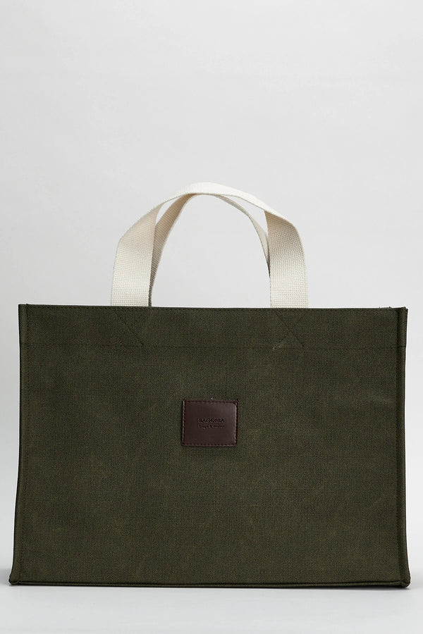 Kadın Büyük Boy Kanvas Omuz Askılı Çapraz Çanta Large - Haki