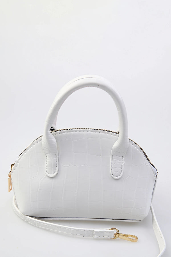 Kadın Mini Çapraz Askılı Çanta Dally - Beyaz