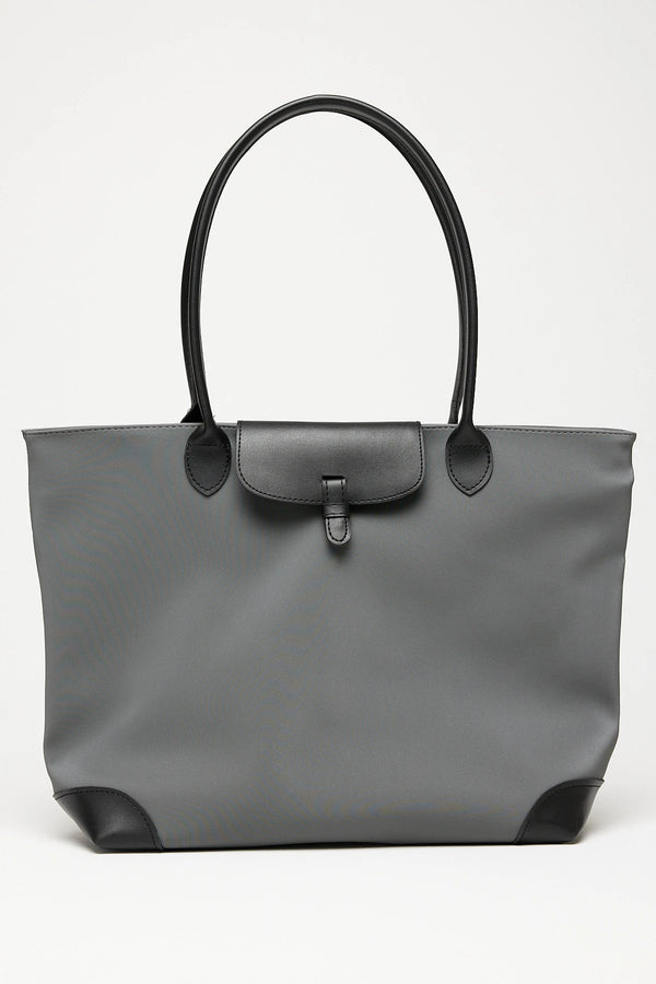 Kadın Garnili Omuz Çantası Milano - Gri