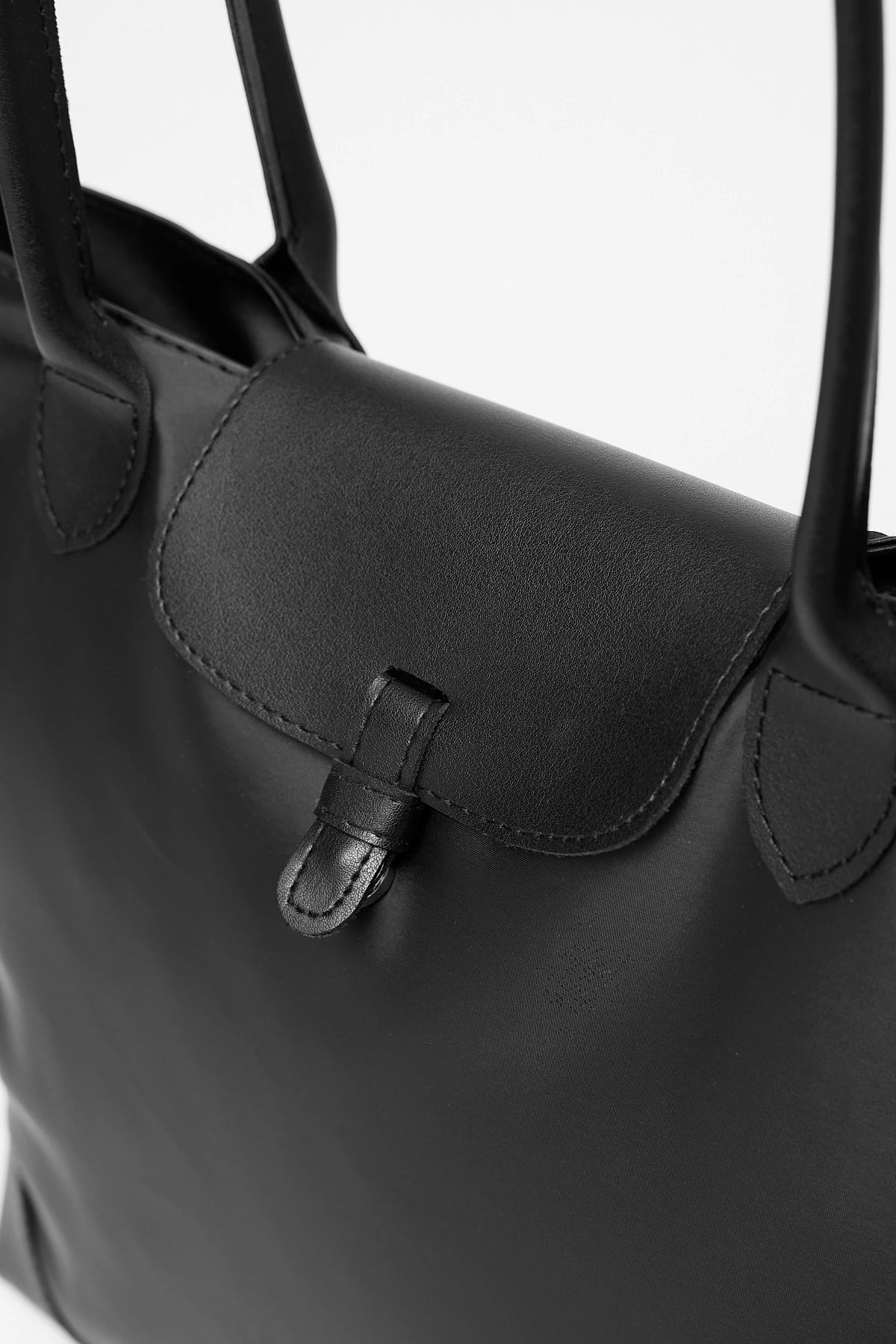 Kadın Garnili Omuz Çantası Milano - Siyah