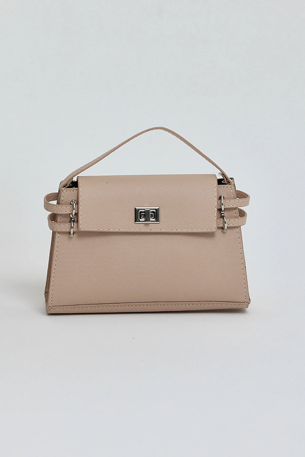 Kadın Çapraz Askı Mini Omuz Çantası Gery  - Vizon