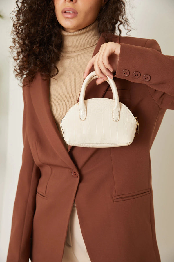 Kadın Mini Çapraz Askılı Çanta Dally - Krem