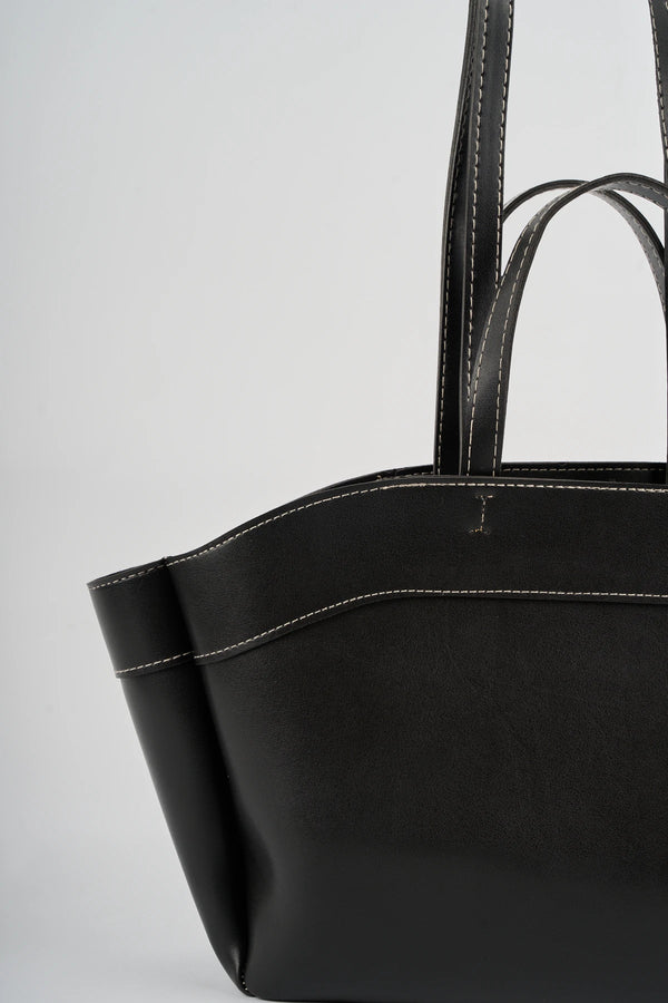 Kadın Çift Saplı Tote Çanta Pablo - Siyah