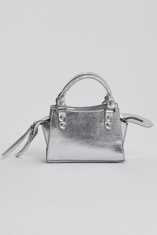 Kadın Askılı Çapraz Çanta Neo Classic - Metalik Gri