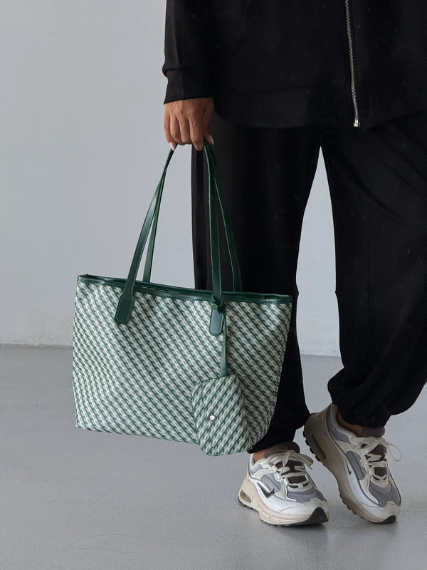 Kadın Cüzdan Detaylı Omuz Çantası Manga - Yeşil