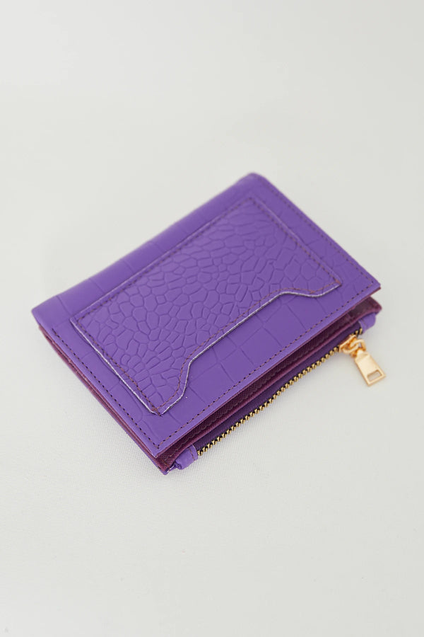 Kadın Kare Desenli Cüzdan - Tek Ebat