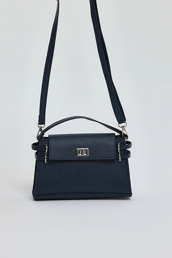 Kadın Çapraz Askı Mini Omuz Çantası Gery  - Lacivert