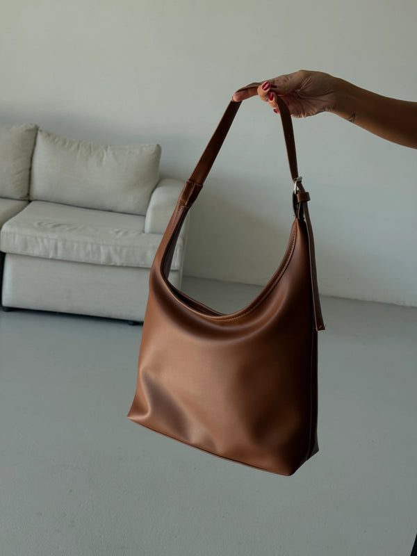 Kadın Ayarlanabilir Askılı Omuz Çantası Cove - Taba