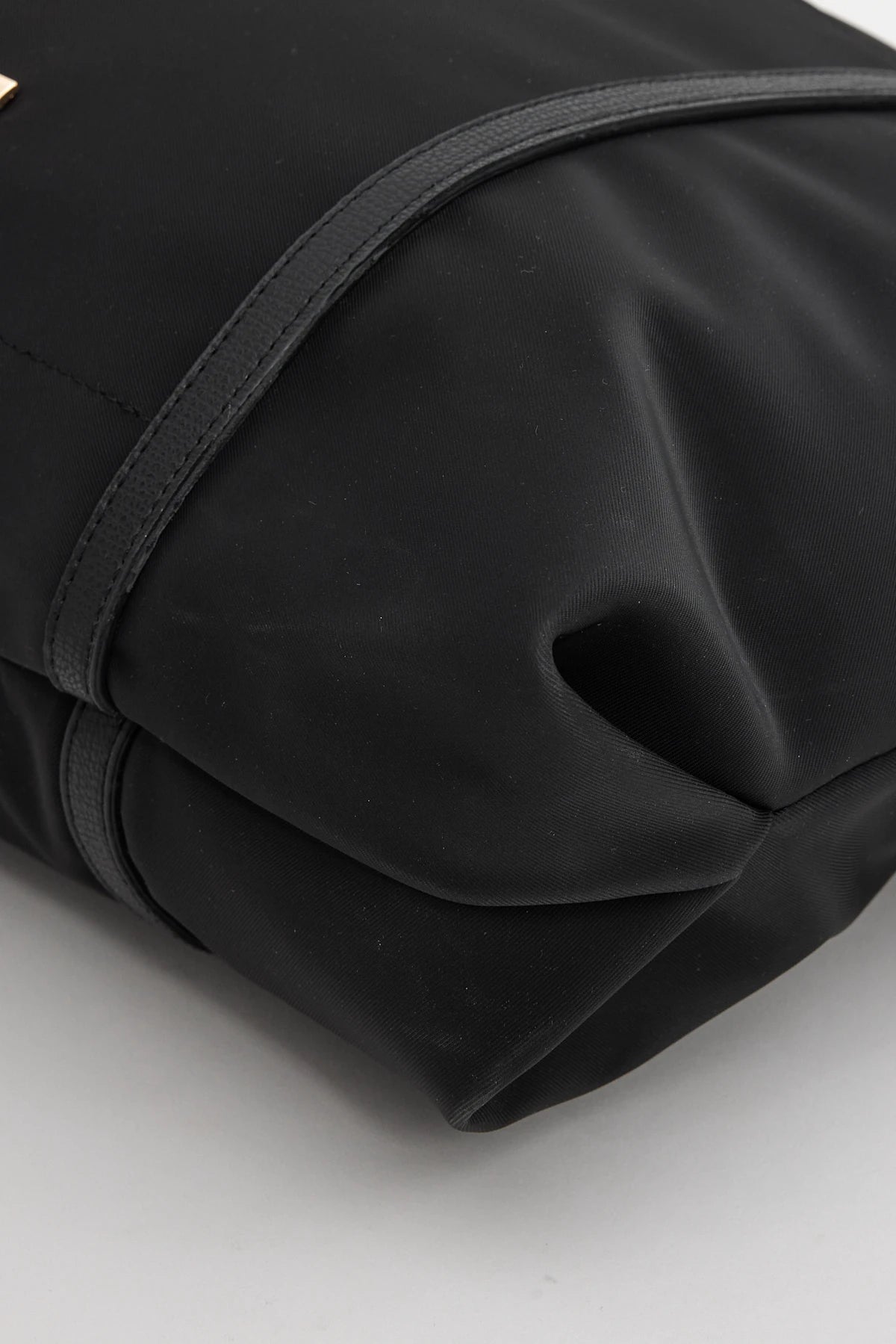 Kadın Şeritli Shopper Omuz Çantası Boris - Siyah